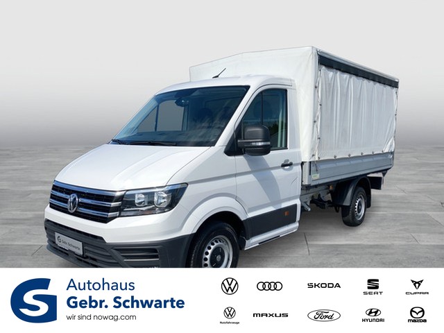VW - Crafter 35 TDI Pritsche Plane AHK KLIMA RADIO TEL_1