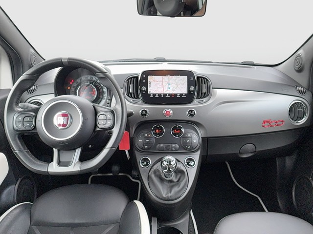 Fiat - 500 S NAVI+TEMPOMAT+KLIMAAUTO+PDC+TEILLEDER_2